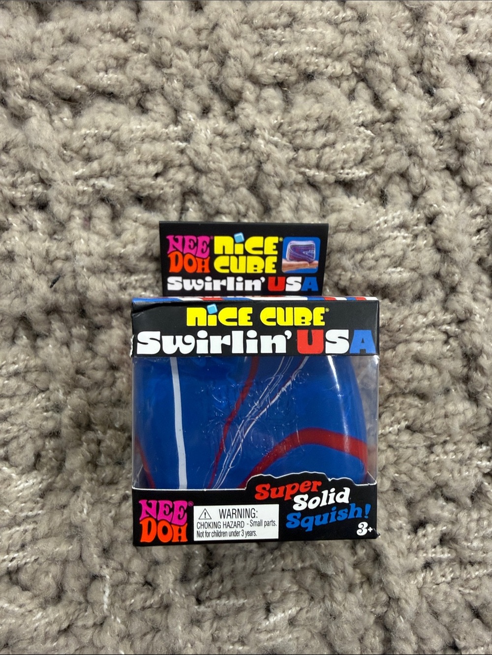 Schylling Nice Cube Swirlin' USA NeeDoh
